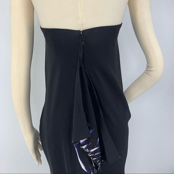 BCBGMaxAzria Strapless Silk Runway Dress - Picture 9 of 13